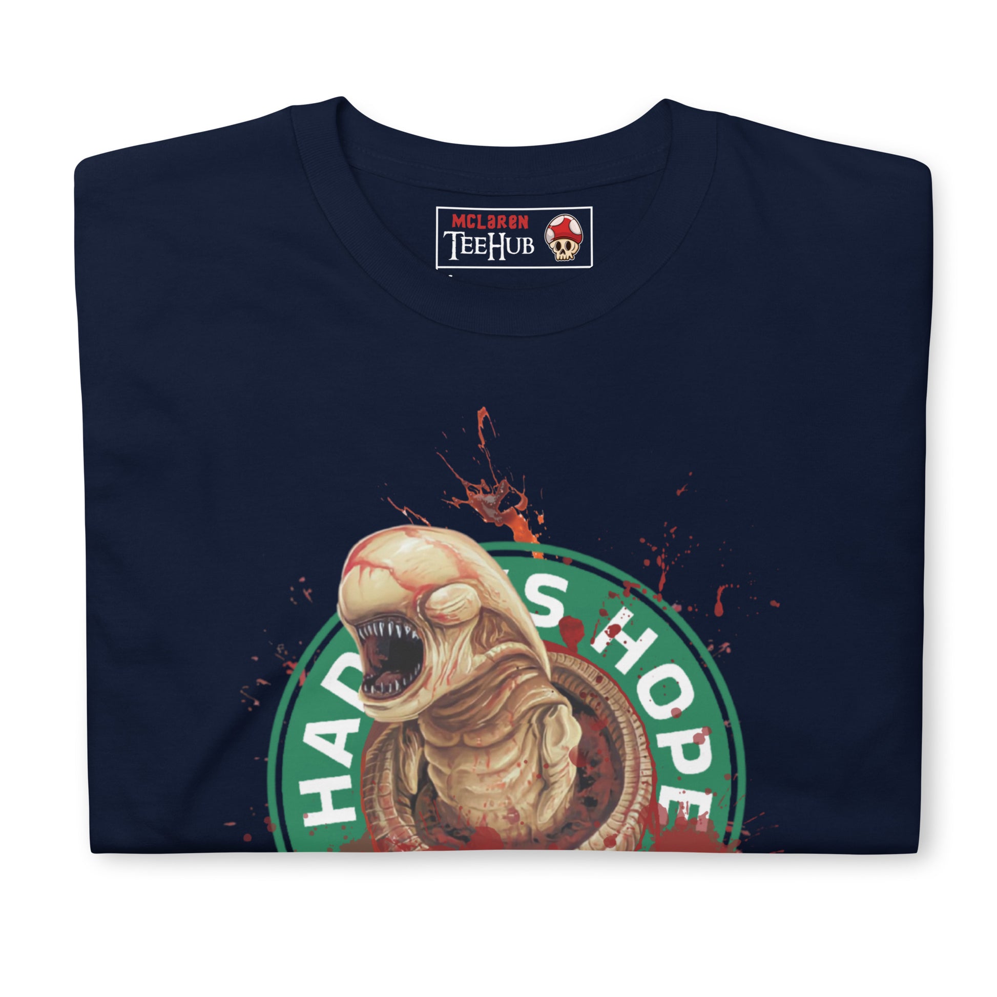 Aliens Hadleys Hope Coffee tshirt Navy 2