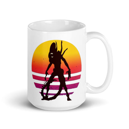 Aliens Xenomorph Sunset Mug