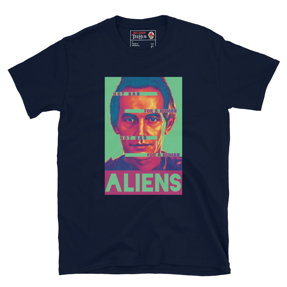 Aliens movie BISHOP the Android t-shirt Black