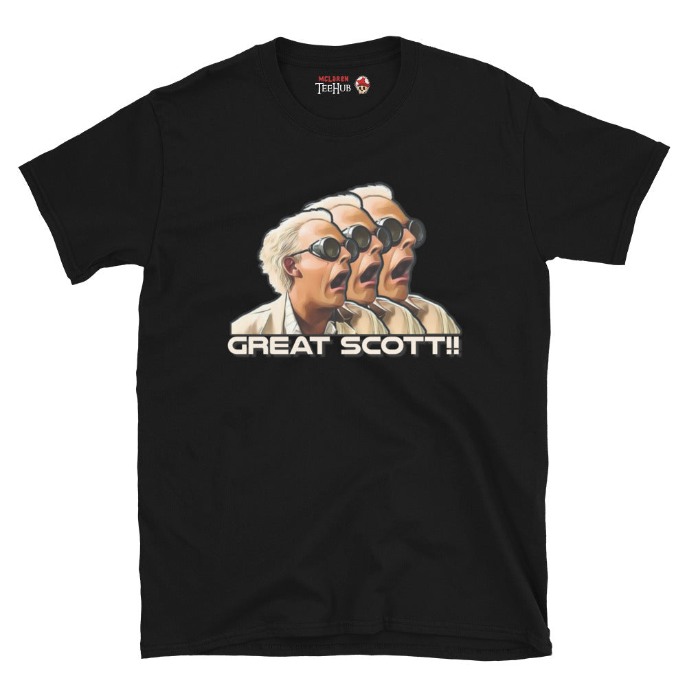 Back to the Future Doc Brown T-Shirt Black