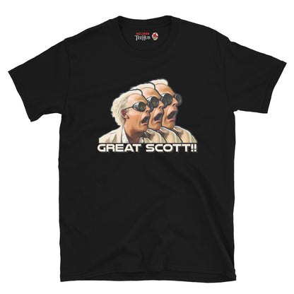 Back to the Future Doc Brown T-Shirt Black