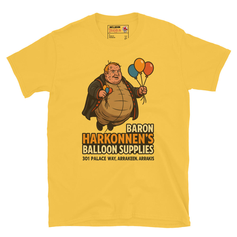 Baron Harkonnen Balloon Supplies Dune T-Shirt Daisy Yellow 