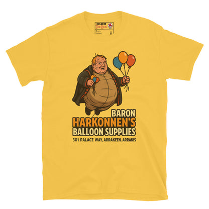 Baron Harkonnen Balloon Supplies Dune T-Shirt Daisy Yellow 