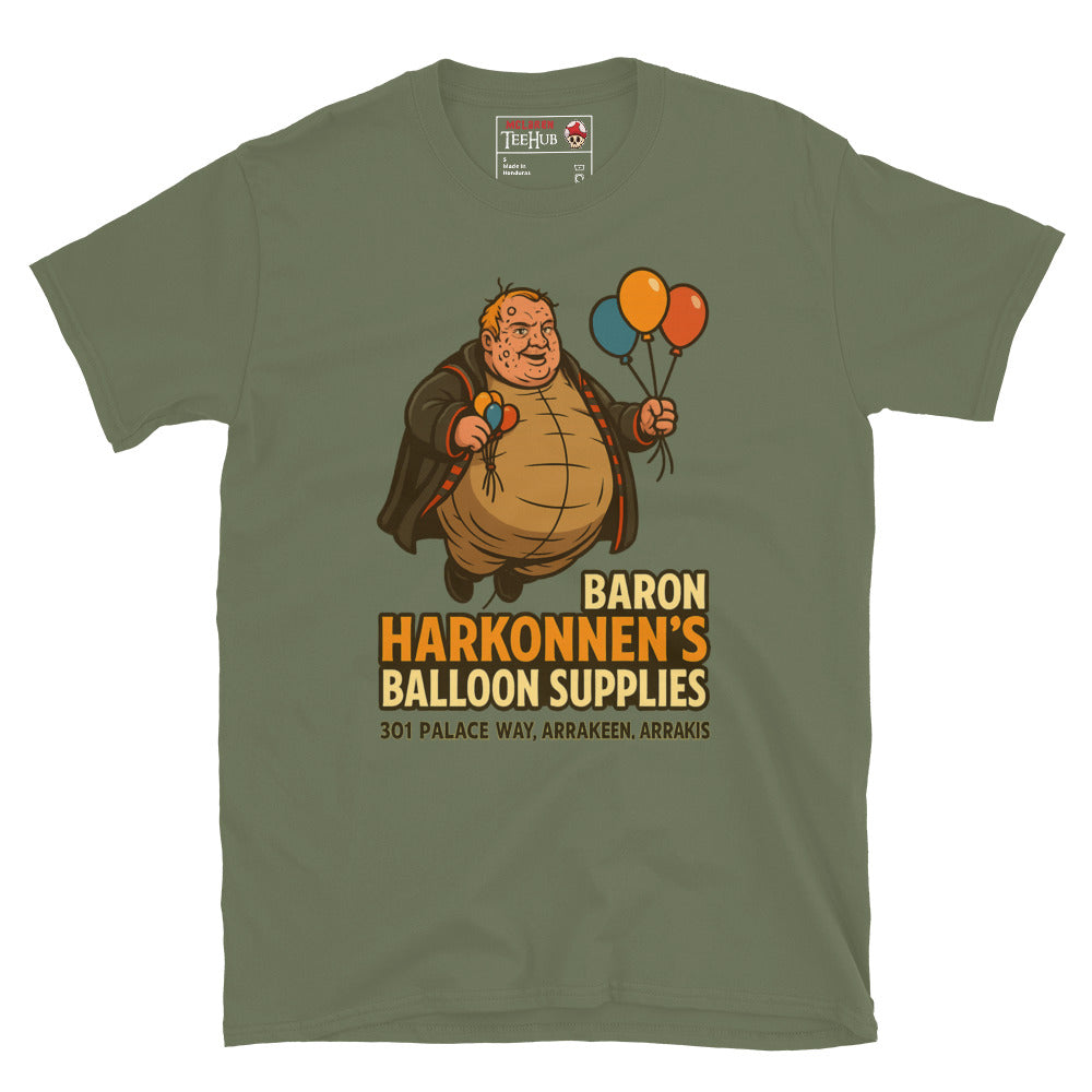Baron Harkonnen Balloon Supplies Dune T-Shirt Military Green
