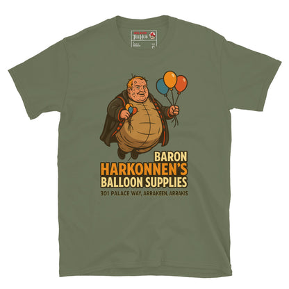 Baron Harkonnen Balloon Supplies Dune T-Shirt Military Green