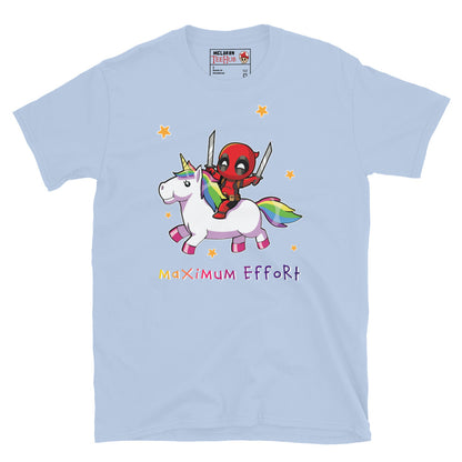 Deadpool Unicorn T-Shirt Light Blue