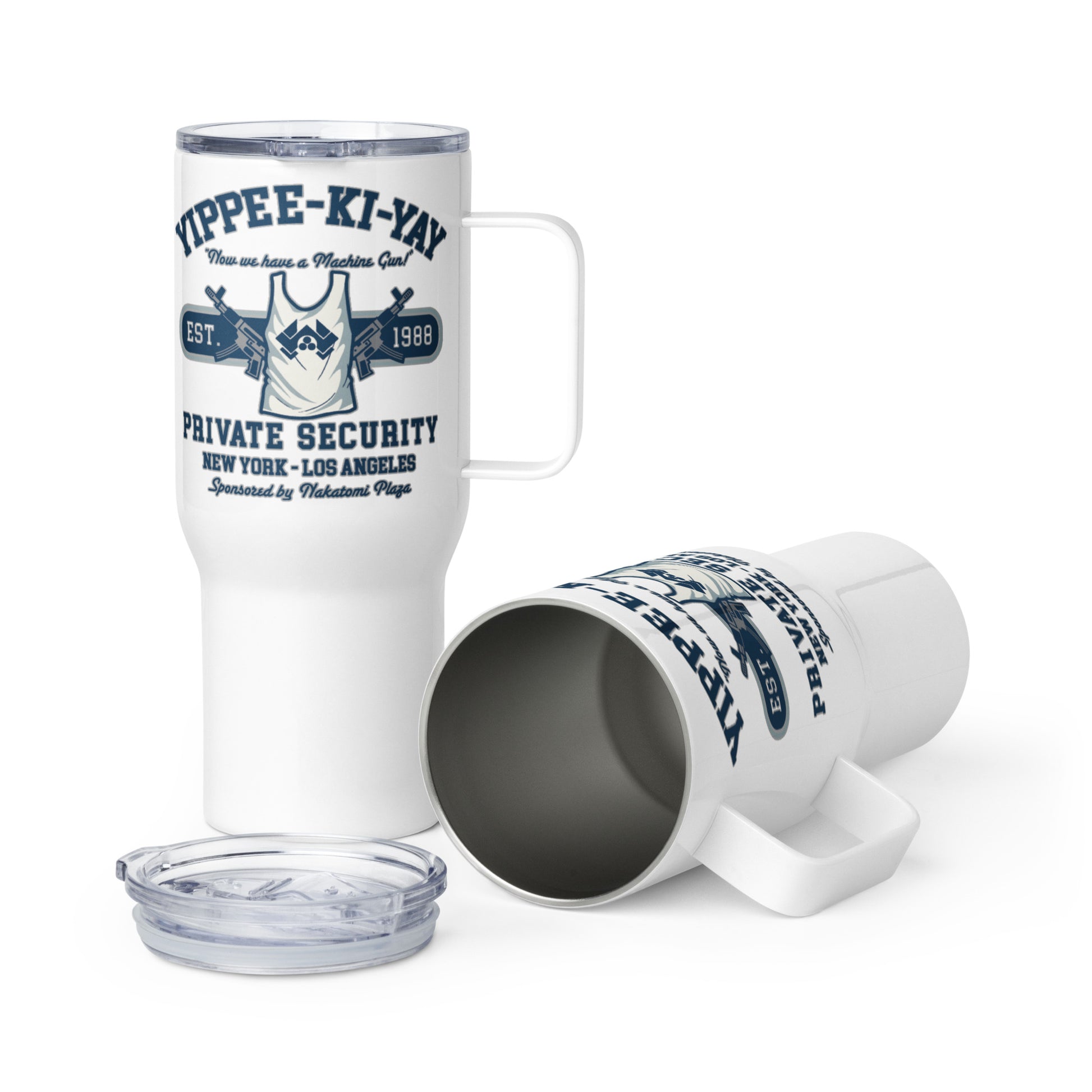 Die Hard Movie Travel mug, Thermal Mug with Handle