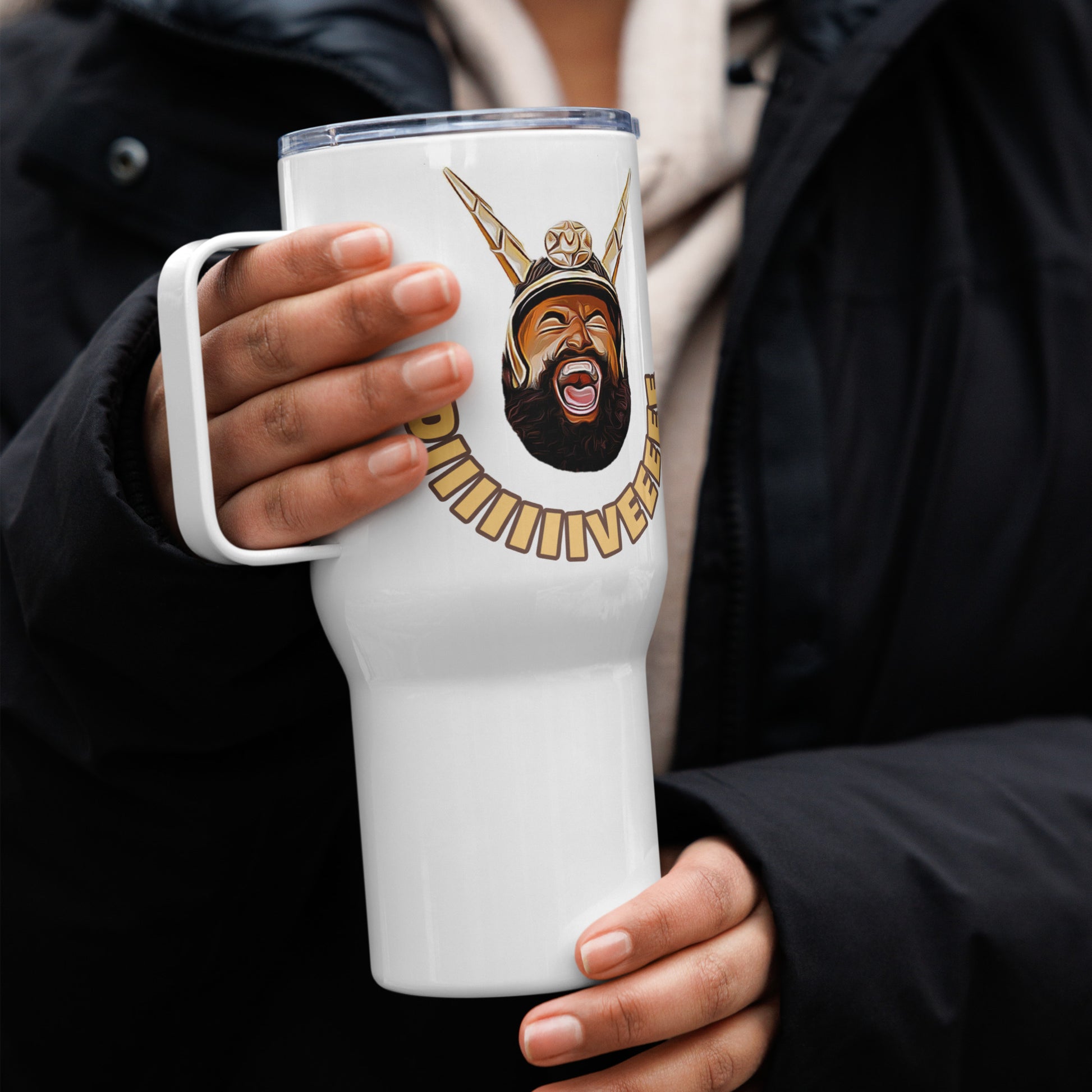 Flash Gordon Vultan Travel mug, Thermal Mug with Handle 5