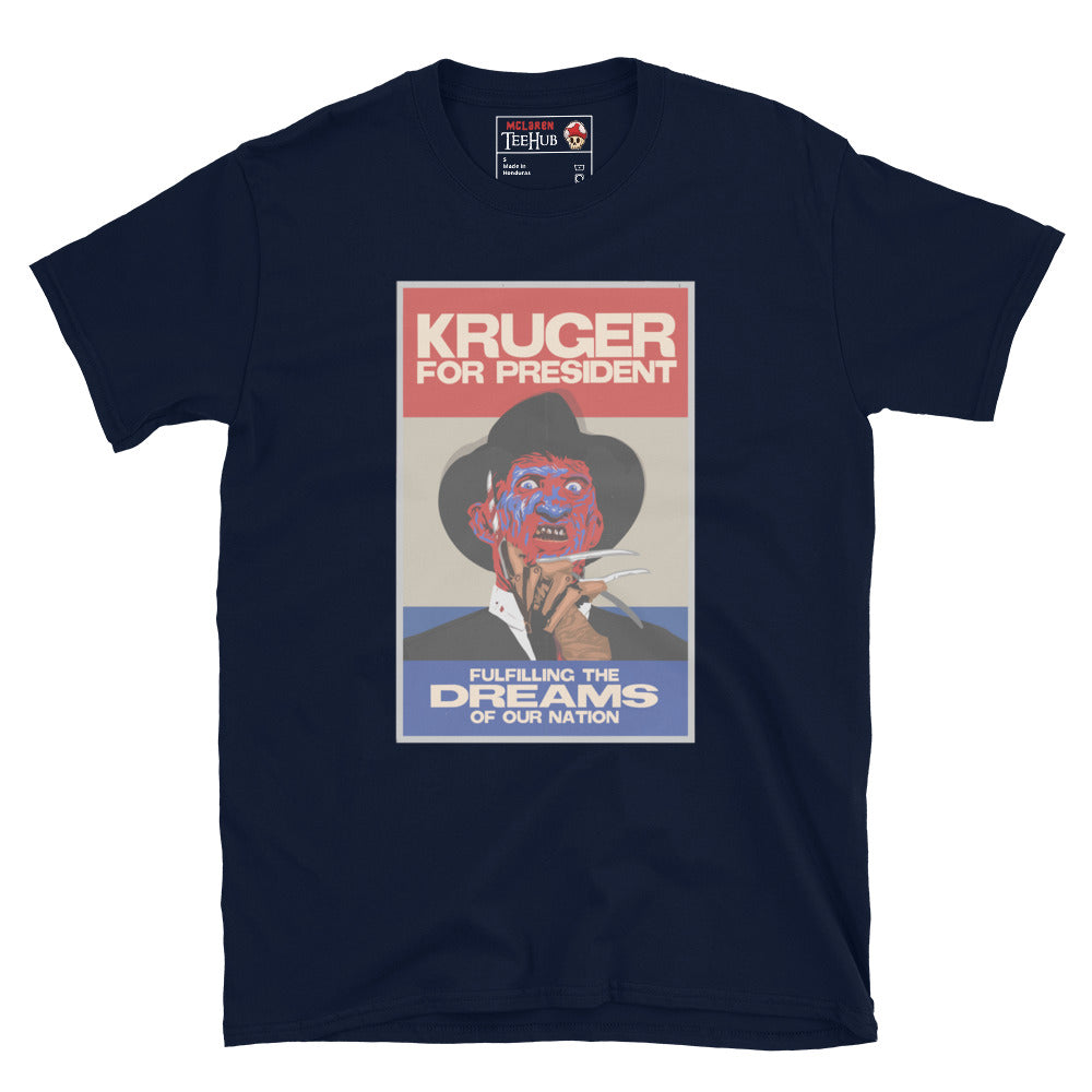 Freddy Krueger For President T-Shirt Navy 2