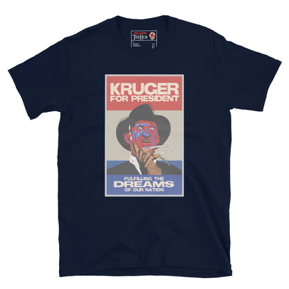 Freddy Krueger For President T-Shirt Navy 2
