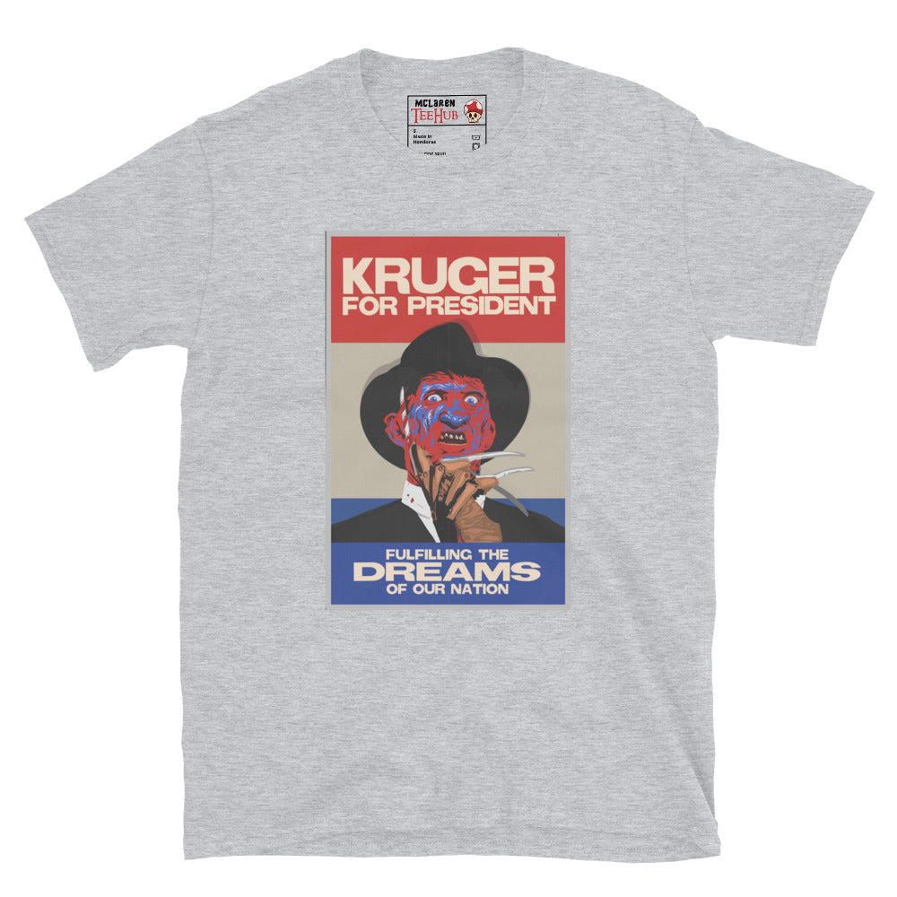 Freddy Krueger For President T-Shirt Sport Grey 