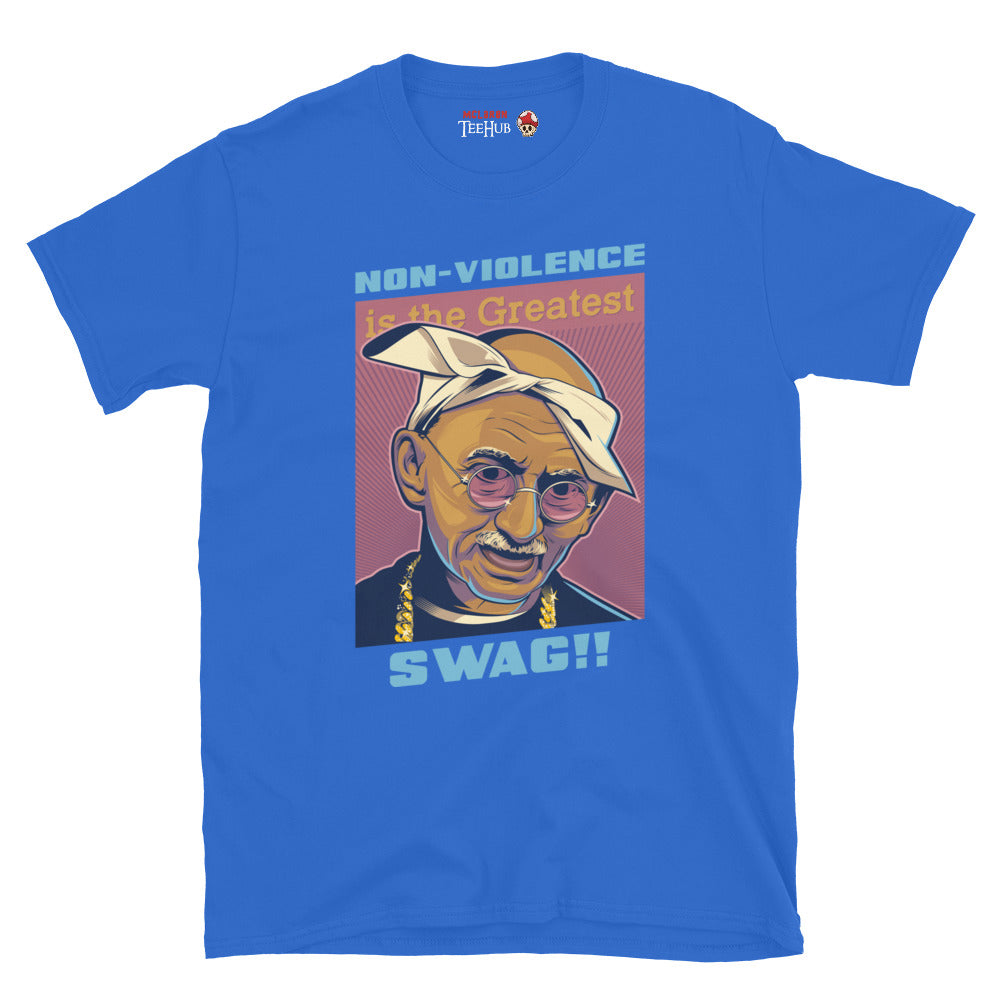 Gandhi T-Shirt Royal Blue