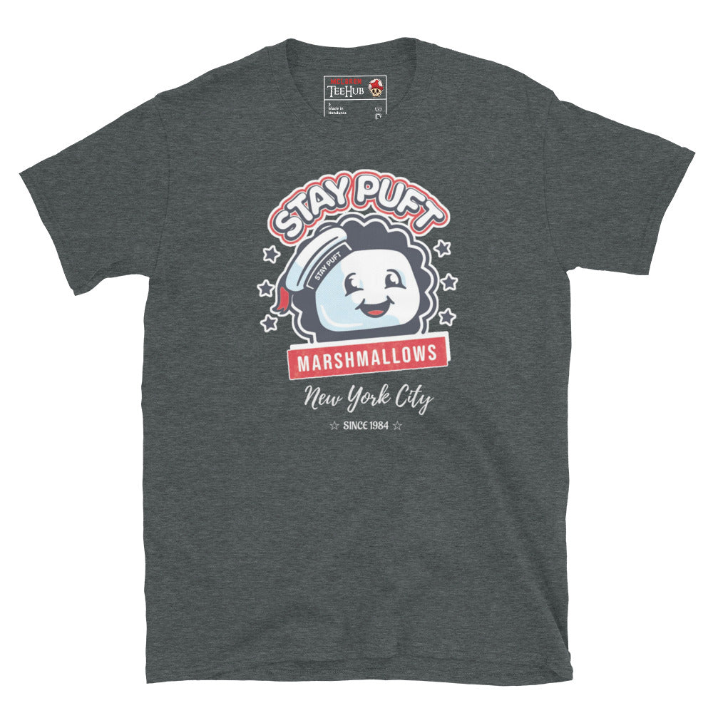 Ghostbusters Stay Puft Marshmallow Man T-shirt Dark Heather 