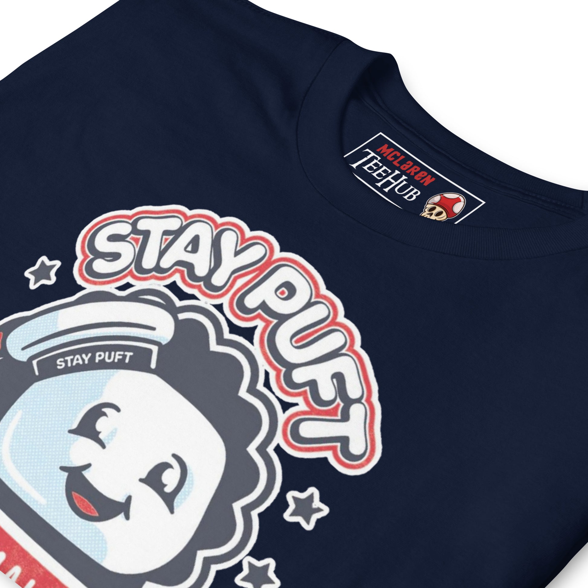 Ghostbusters Stay Puft Marshmallow Man T-shirt Navy 2