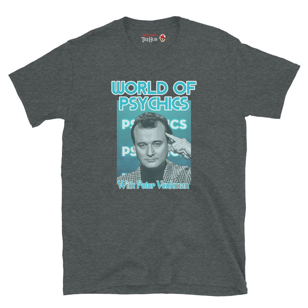 Ghostbusters T-Shirt, World of Psychics Dark Heather 