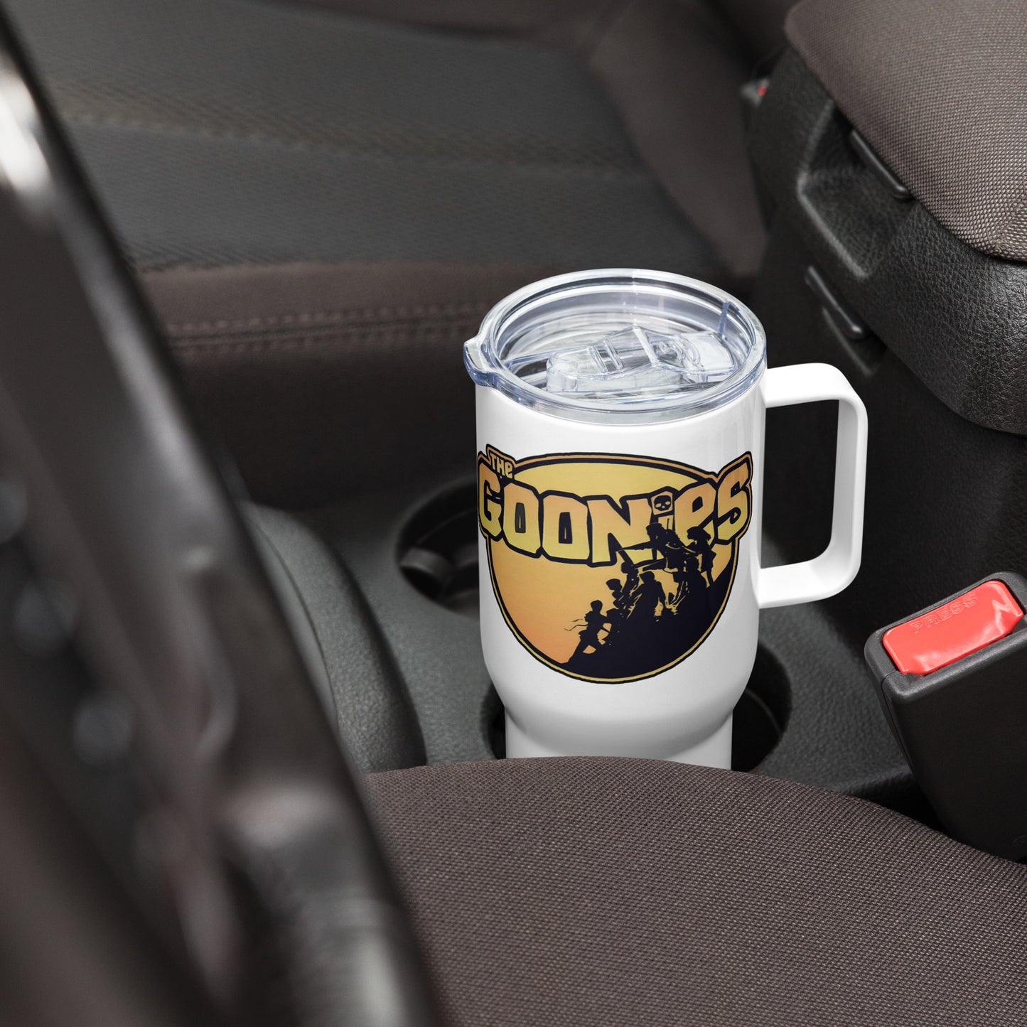 Goonies Movie Travel mug, Thermal Mug with Handle 3