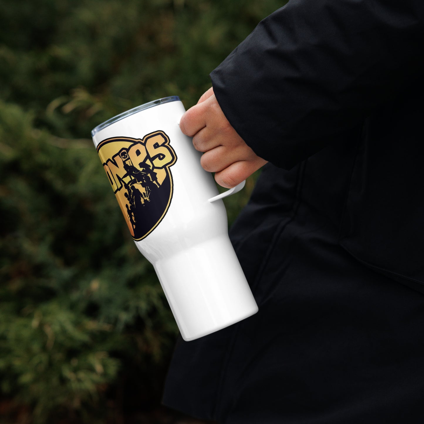 Goonies Movie Travel mug, Thermal Mug with Handle 4