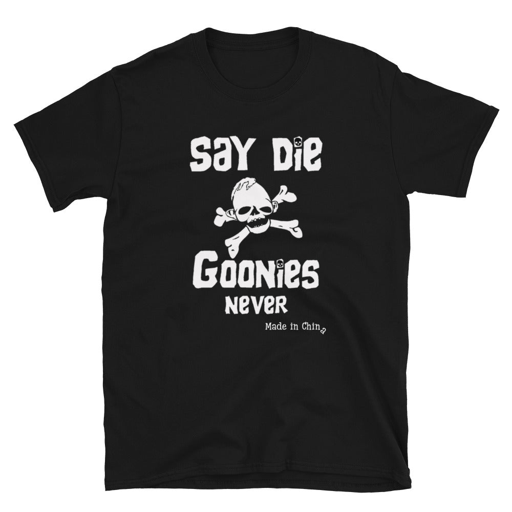 Goonies misprint t-shirt