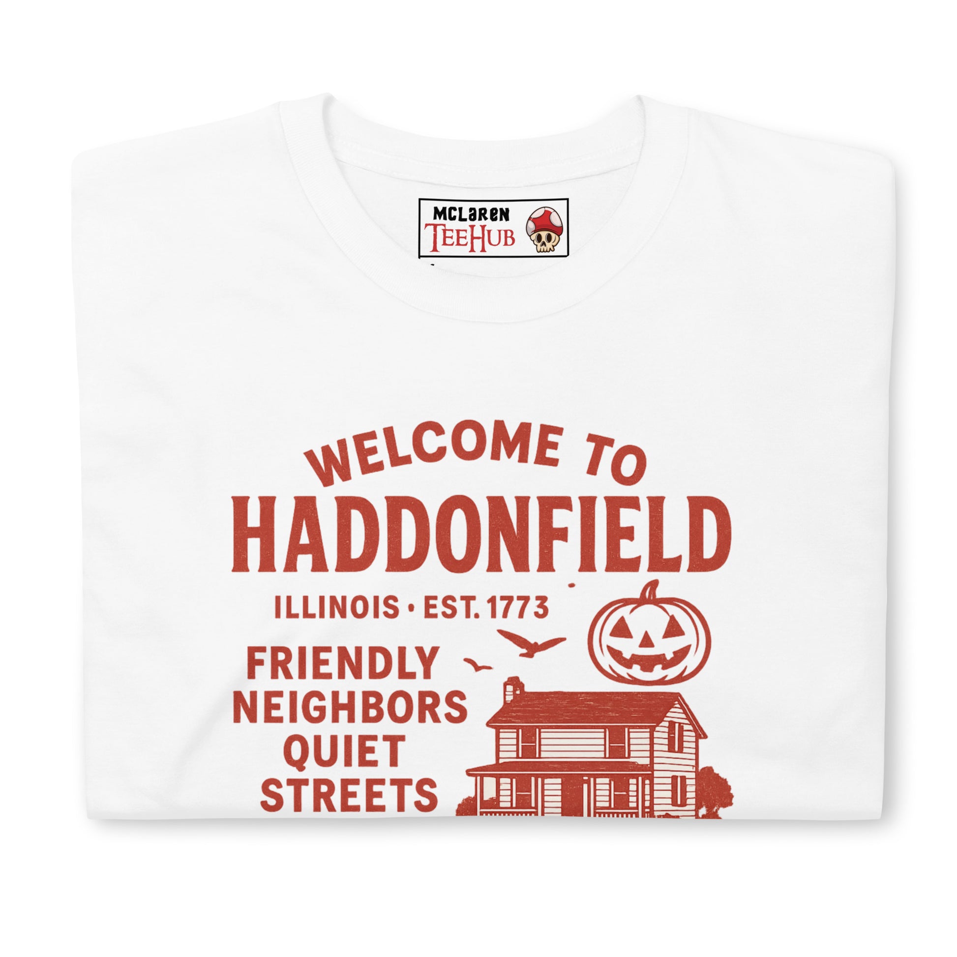 Halloween Movie "Welcome To Haddonfield" T-Shirt White