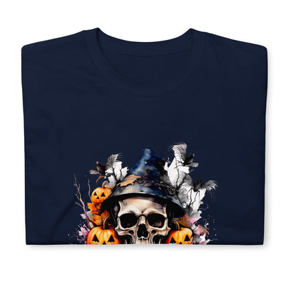 Halloween Skull and Pumpkin T-Shirt