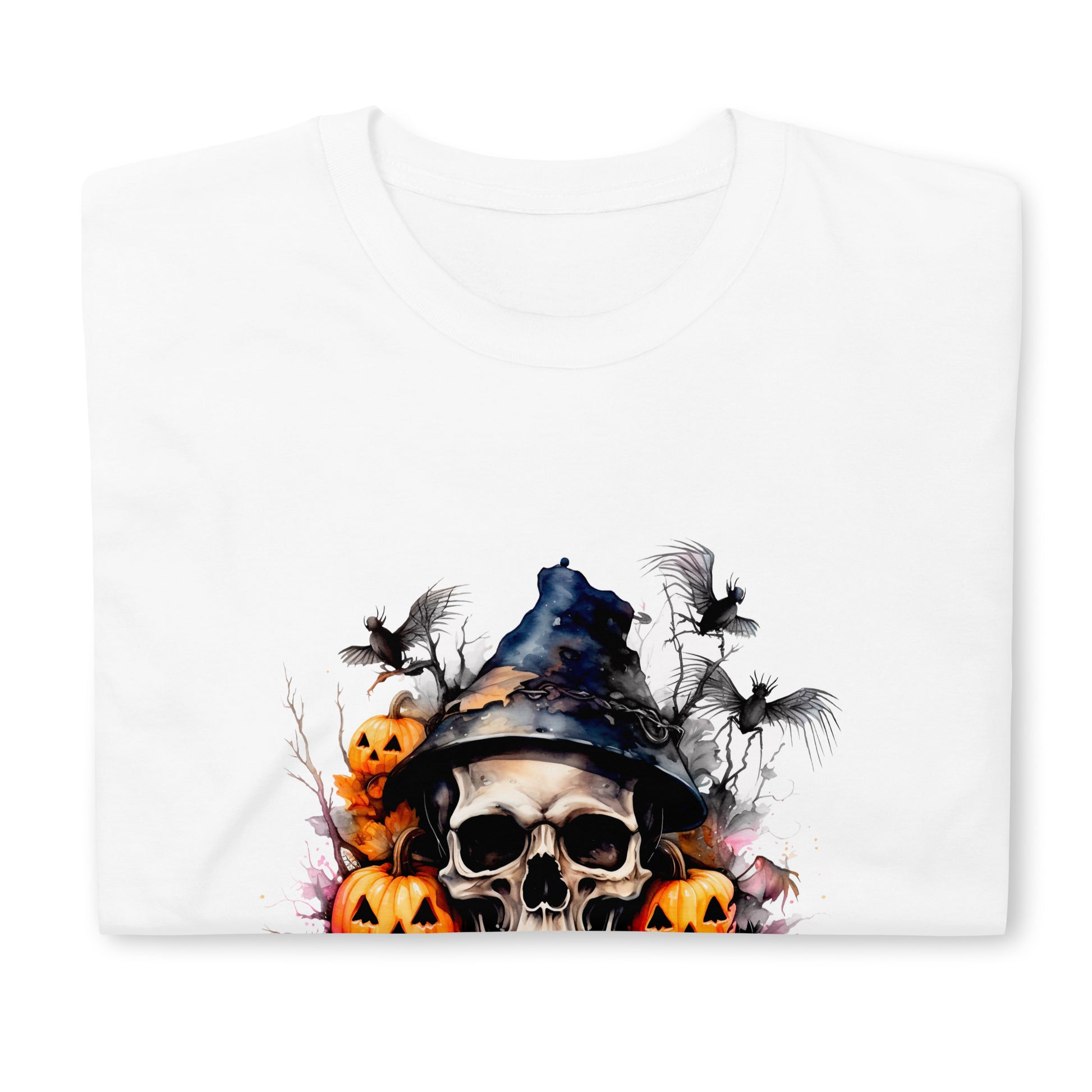 Halloween Skull and Pumpkin T-Shirt