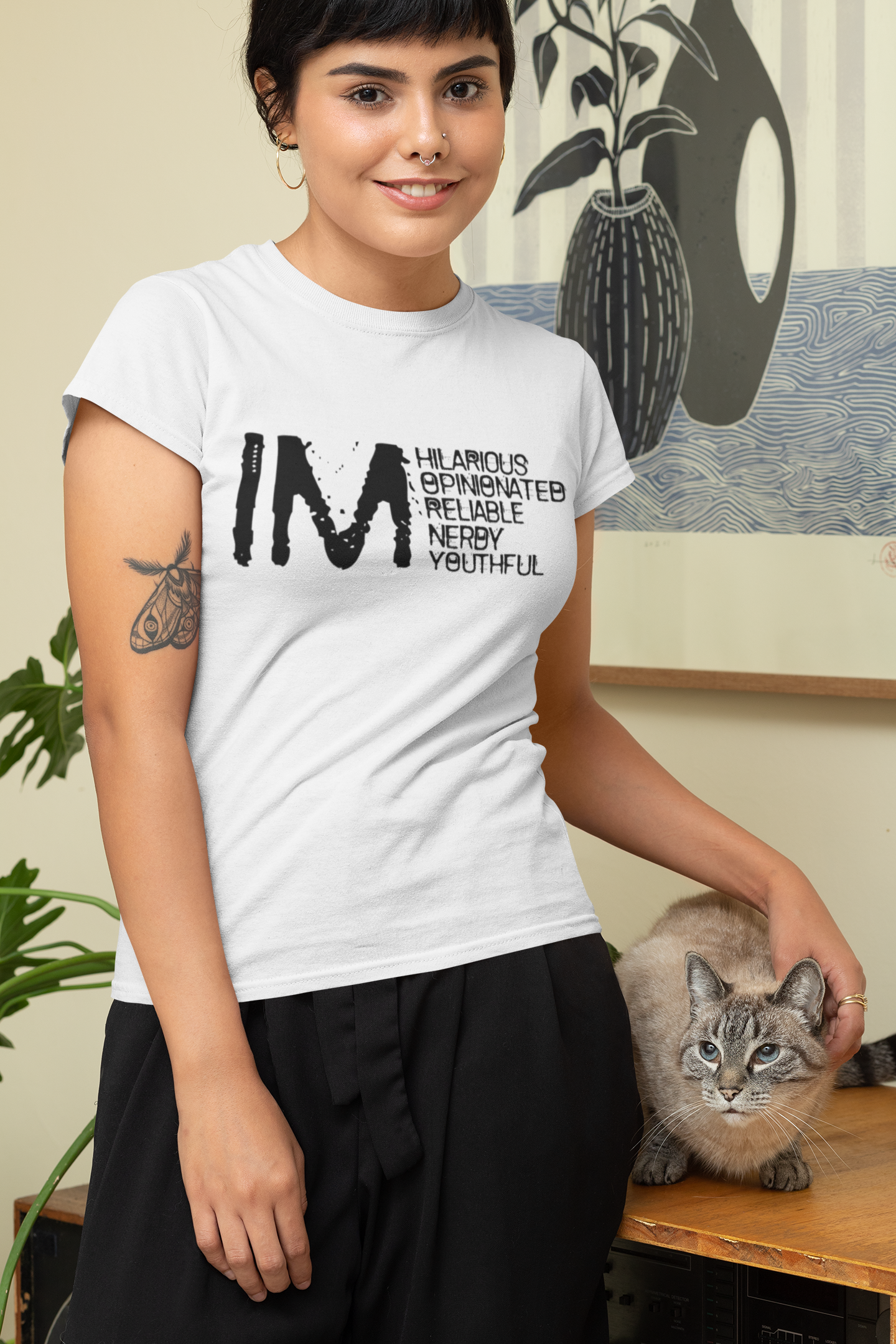 IM Unisex T-Shirt, IM T-shirt, amusing t-shirt, Funny t-shirt, IM horny t-shirt, Funny shirt, Funny text t-shirt, Funny text tee, Fun tee, - McLaren Tee Hub 