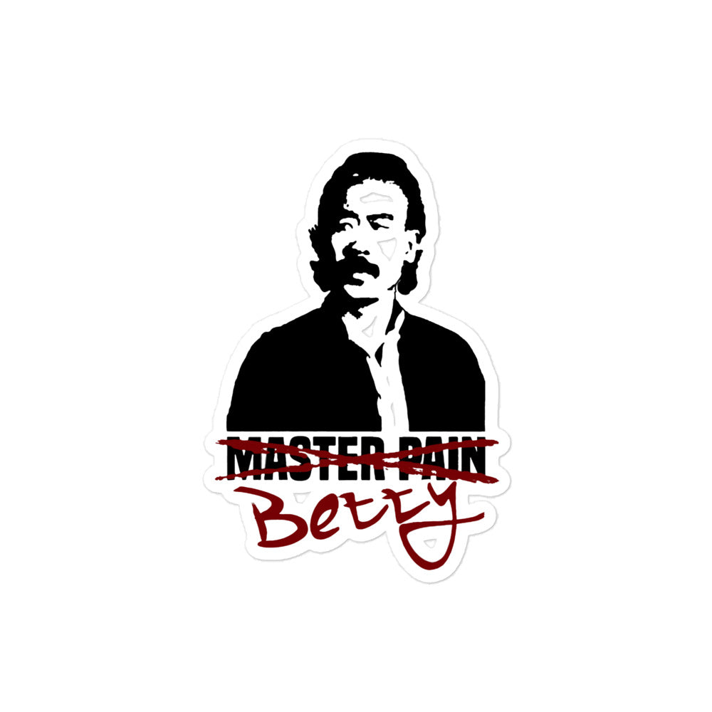 Kung Pow Evil Betty stickers 4 x 4