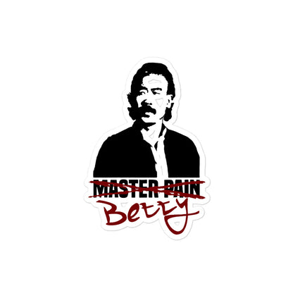 Kung Pow Evil Betty stickers 4 x 4