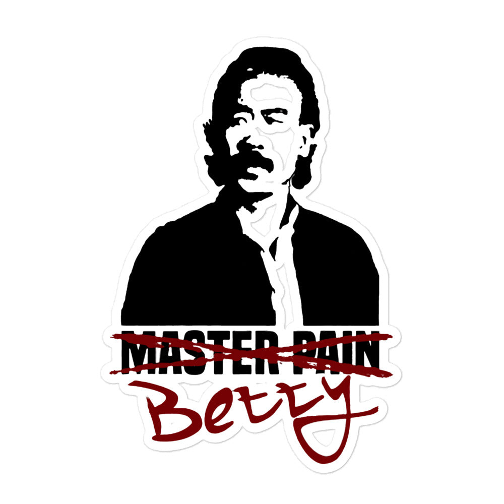 Kung Pow Evil Betty stickers 5.5 x 5.5