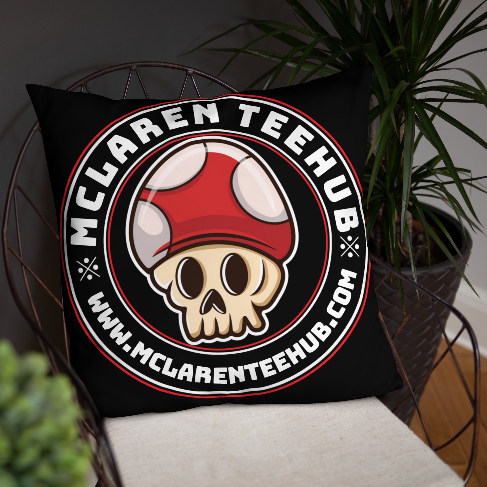 McLarenTeeHub Throw Pillow 22 x 22