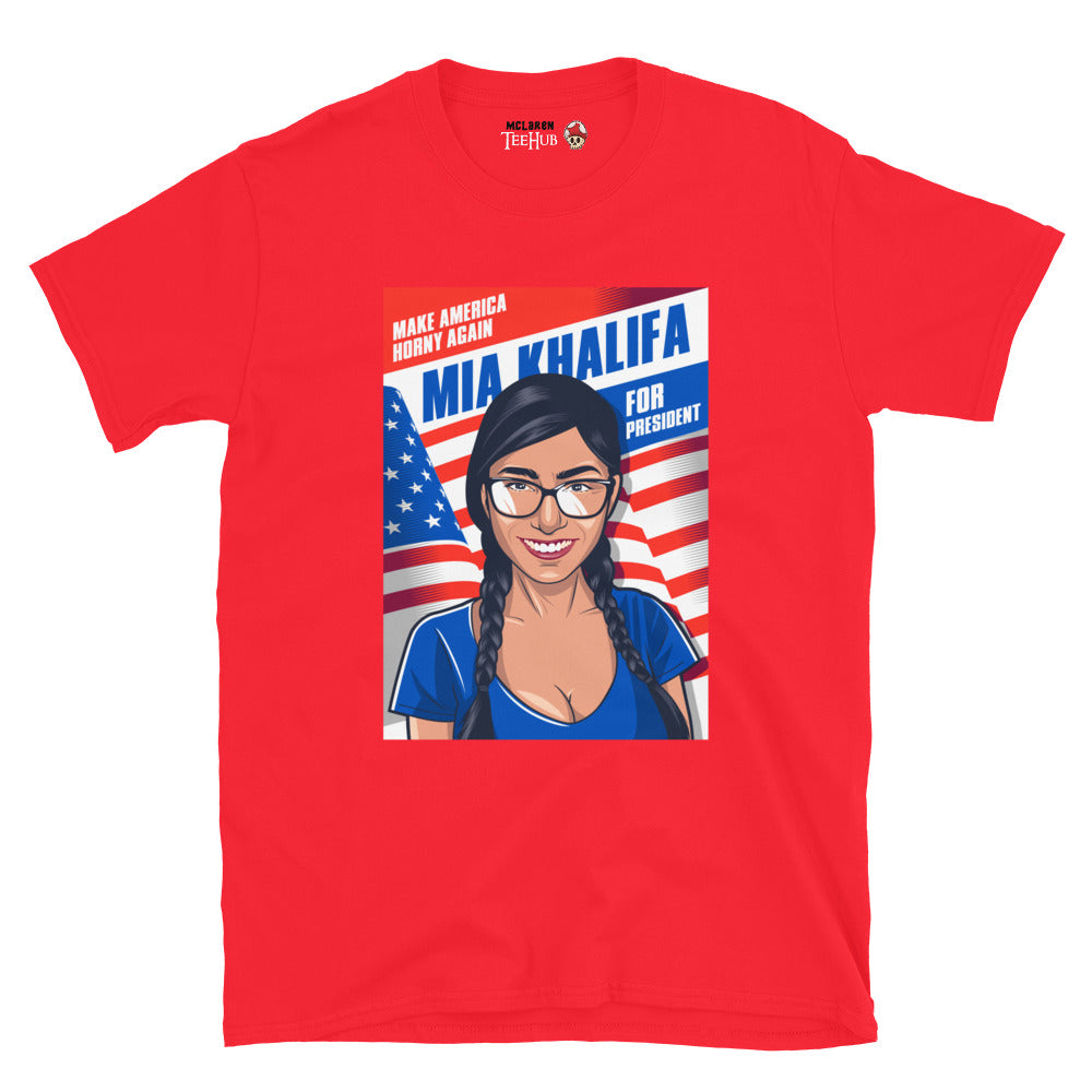 Mia Khalifa for President T-Shirt Red