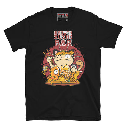 Pokemon Meowth Sushi Bar T-Shirt