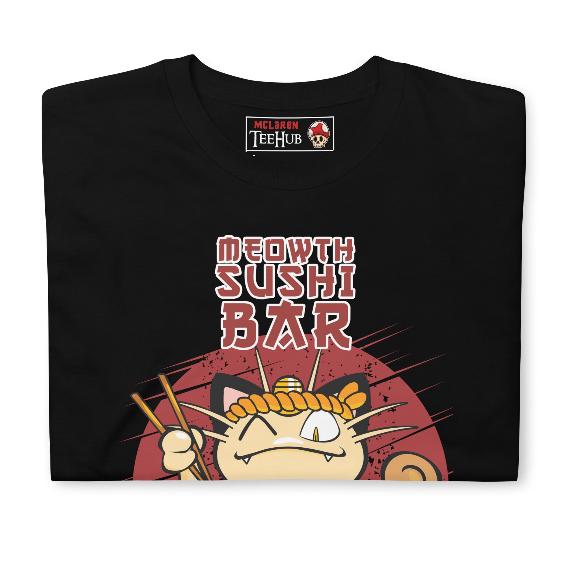 Pokemon Meowth Sushi Bar T-Shirt