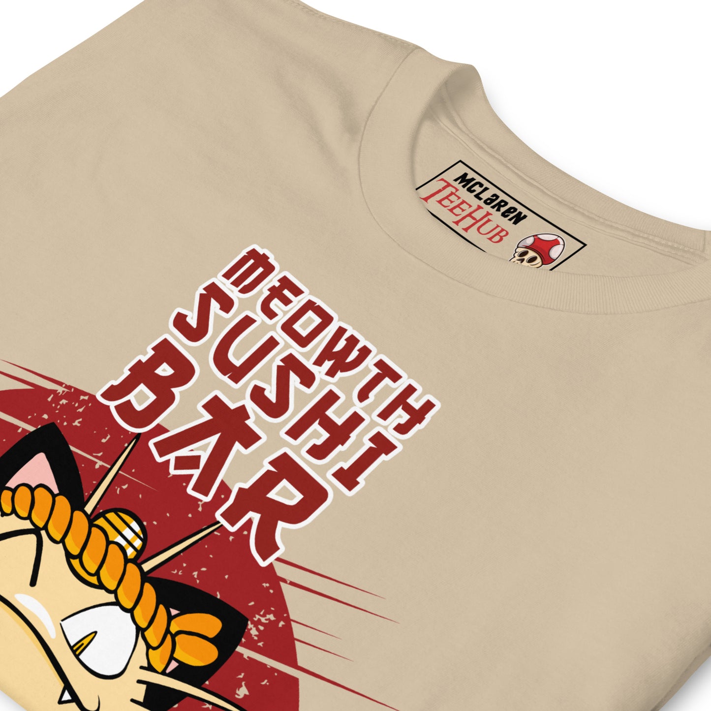 Pokemon Meowth Sushi Bar T-Shirt