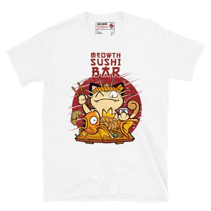 Pokemon Meowth Sushi Bar T-Shirt