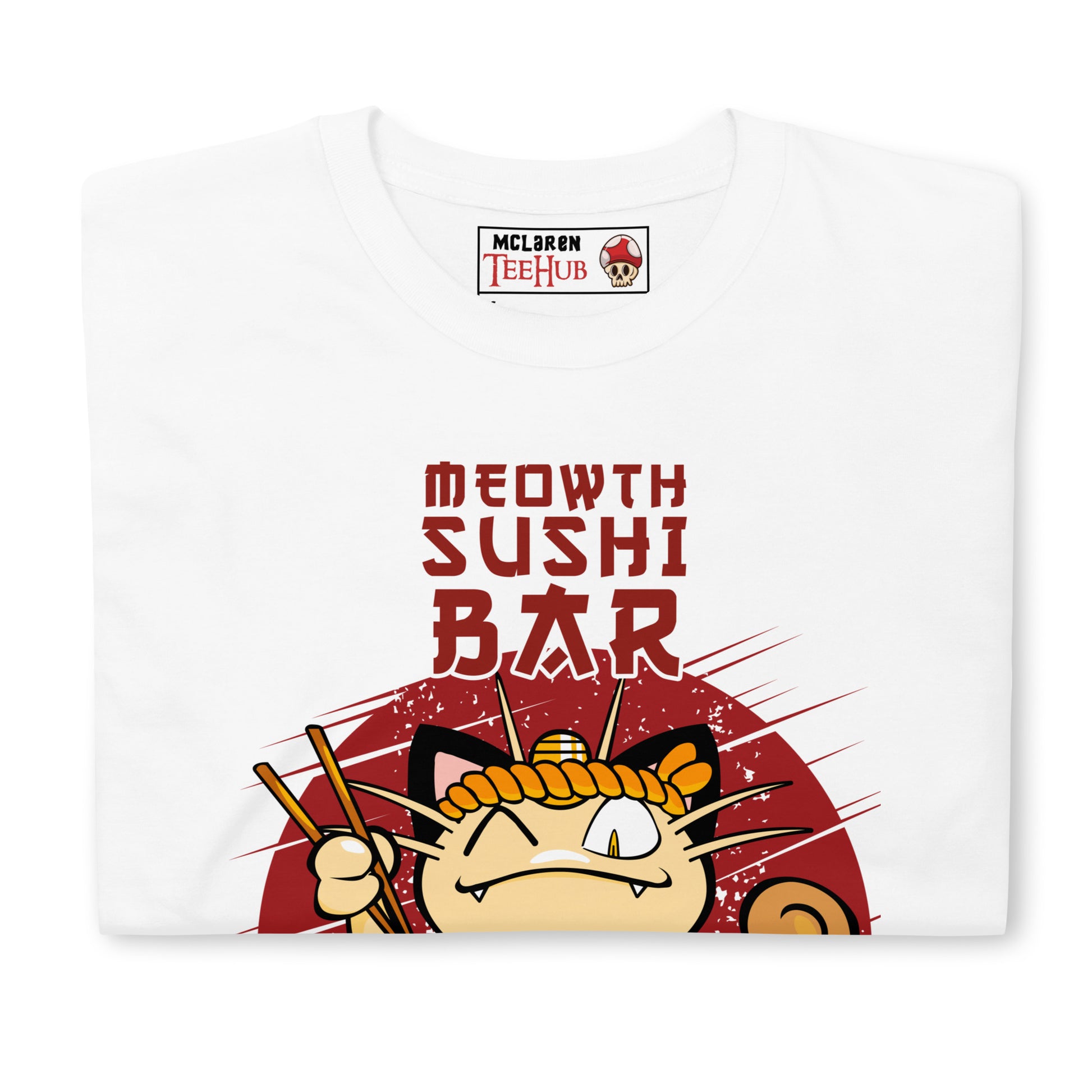 Pokemon Meowth Sushi Bar T-Shirt