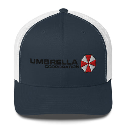 Resident Evil, Umbrella Corporation Trucker Cap Navy White