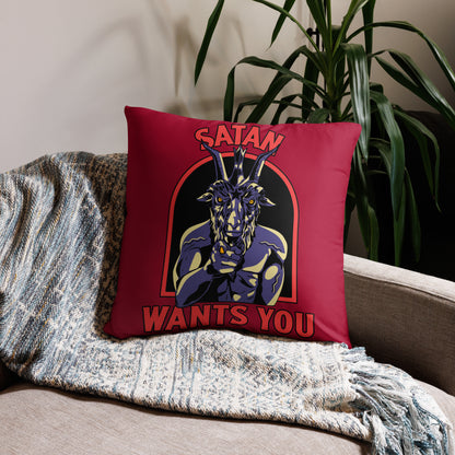 Satan wants you Pillow 3