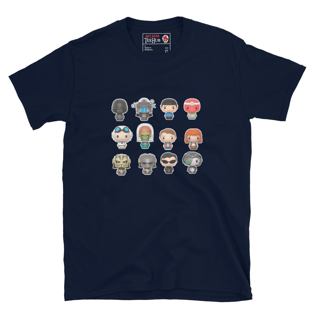 Sci-fi Characters T-Shirt Navy