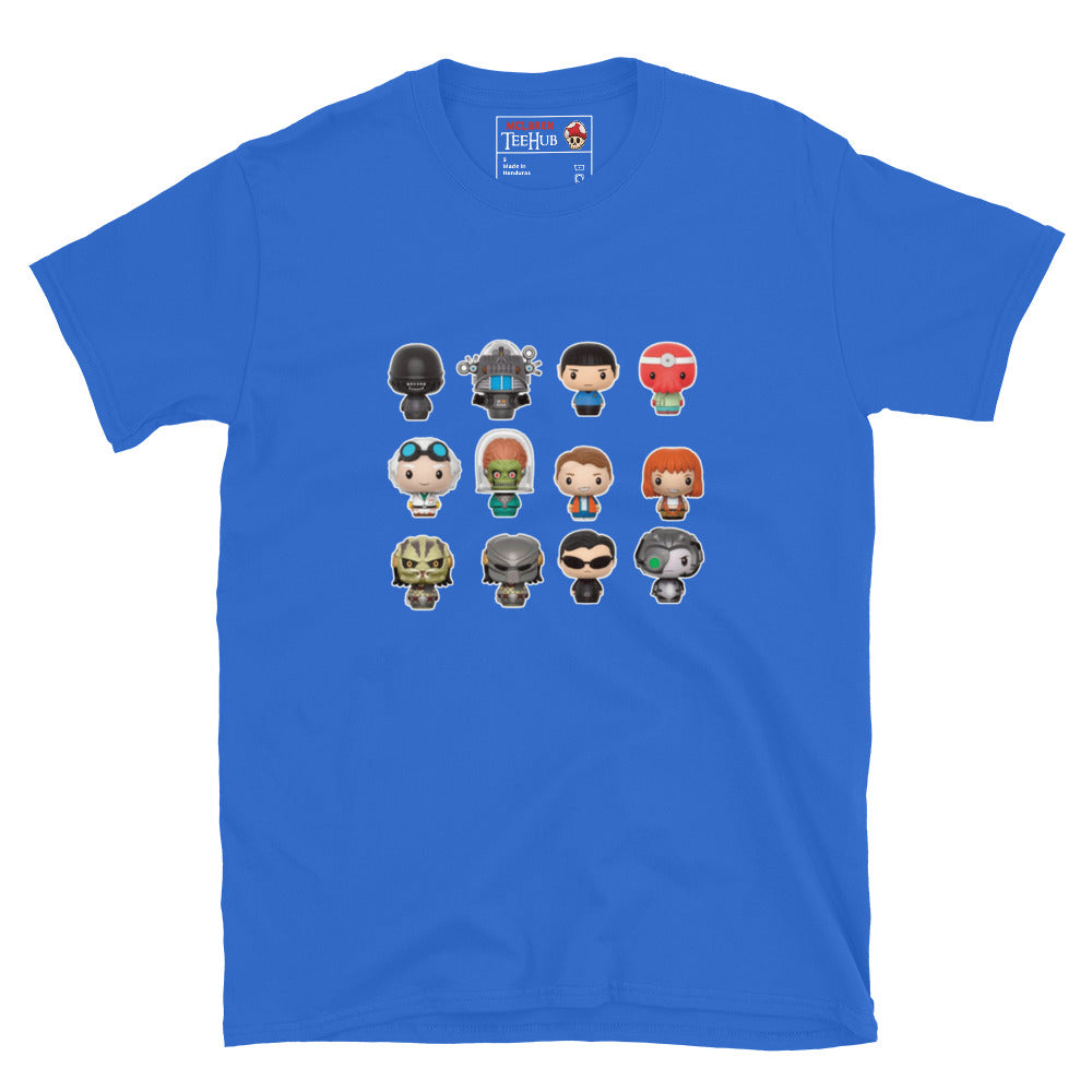 Sci-fi Characters T-Shirt Royal Blue 