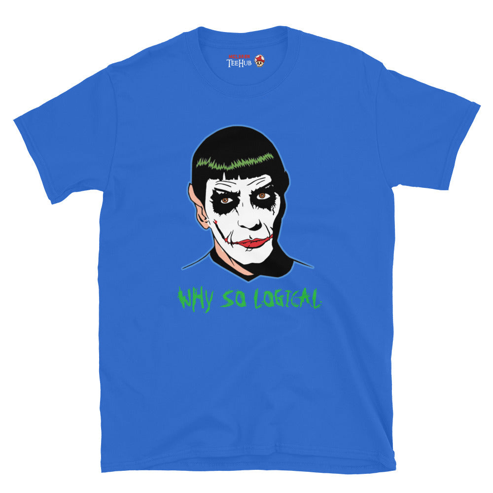 Star Trek Spock Joker T-Shirt Royal Blue 