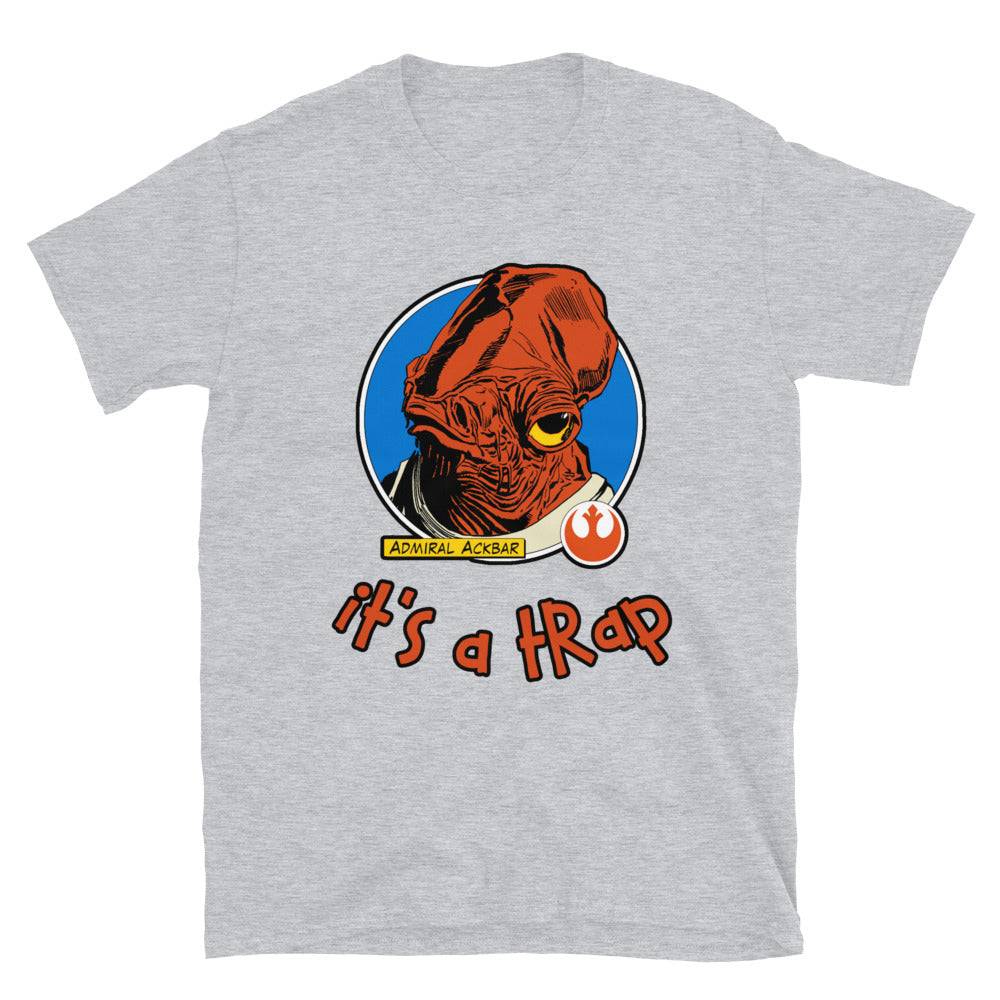 Star Wars, Admiral Akbar T-Shirt Sport Grey 