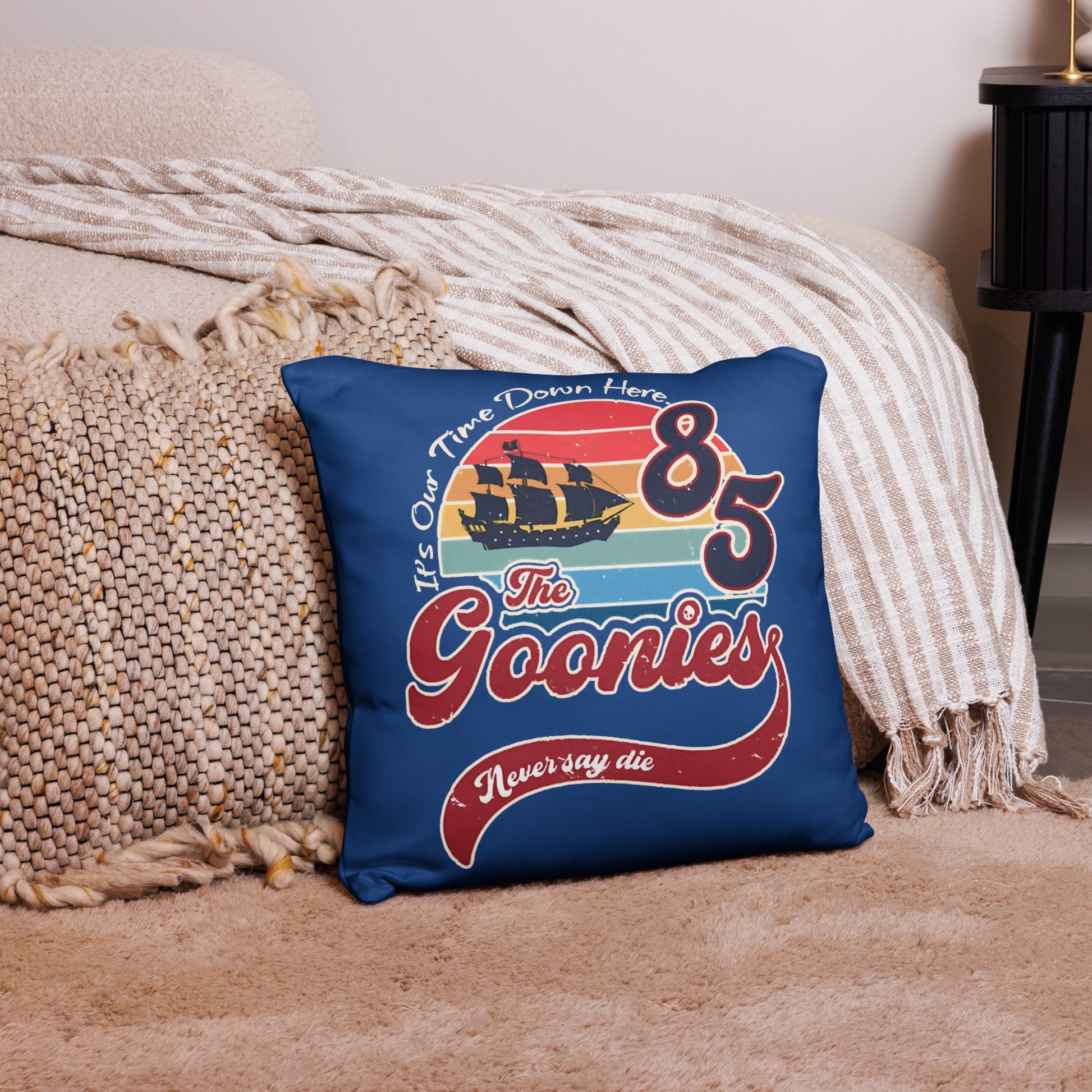The Goonies 85 Throw Pillow 18 x 18