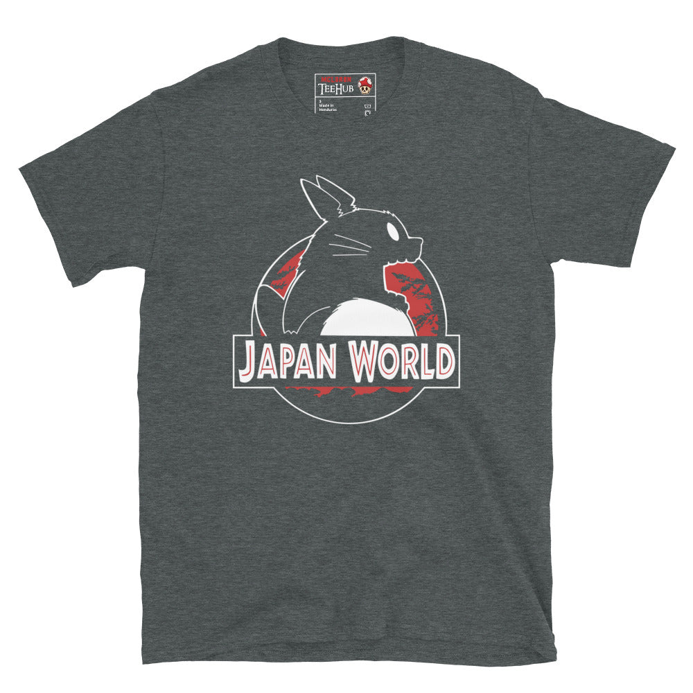 Totoro Japan World T-Shirt Dark Heather 