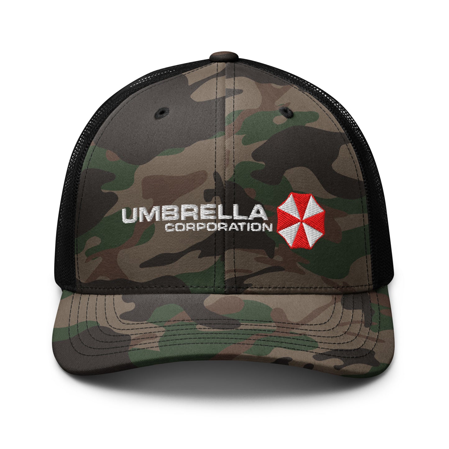 Umbrella Corporation Resident Evil Camouflage trucker hat