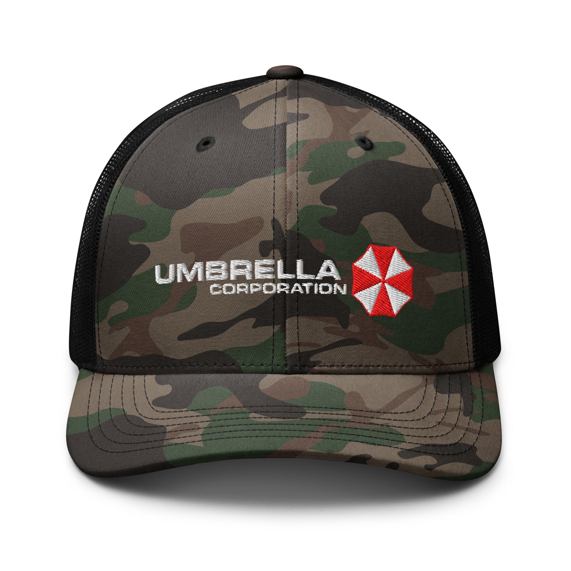 Umbrella Corporation Resident Evil Camouflage trucker hat