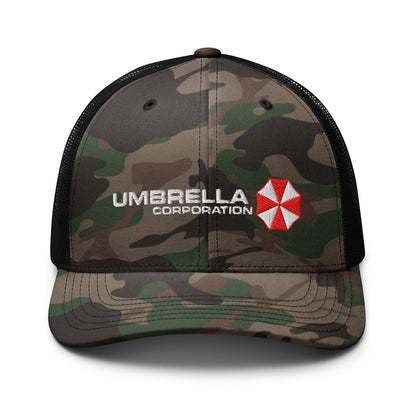 Umbrella Corporation Resident Evil Camouflage trucker hat