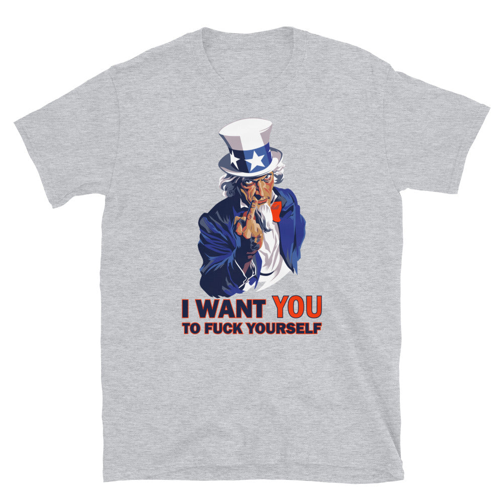 Uncle Sam, i Need You T-Shirt Sport Grey
