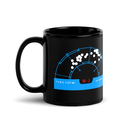 Aliens Motion Tracker Black Glossy Mug.