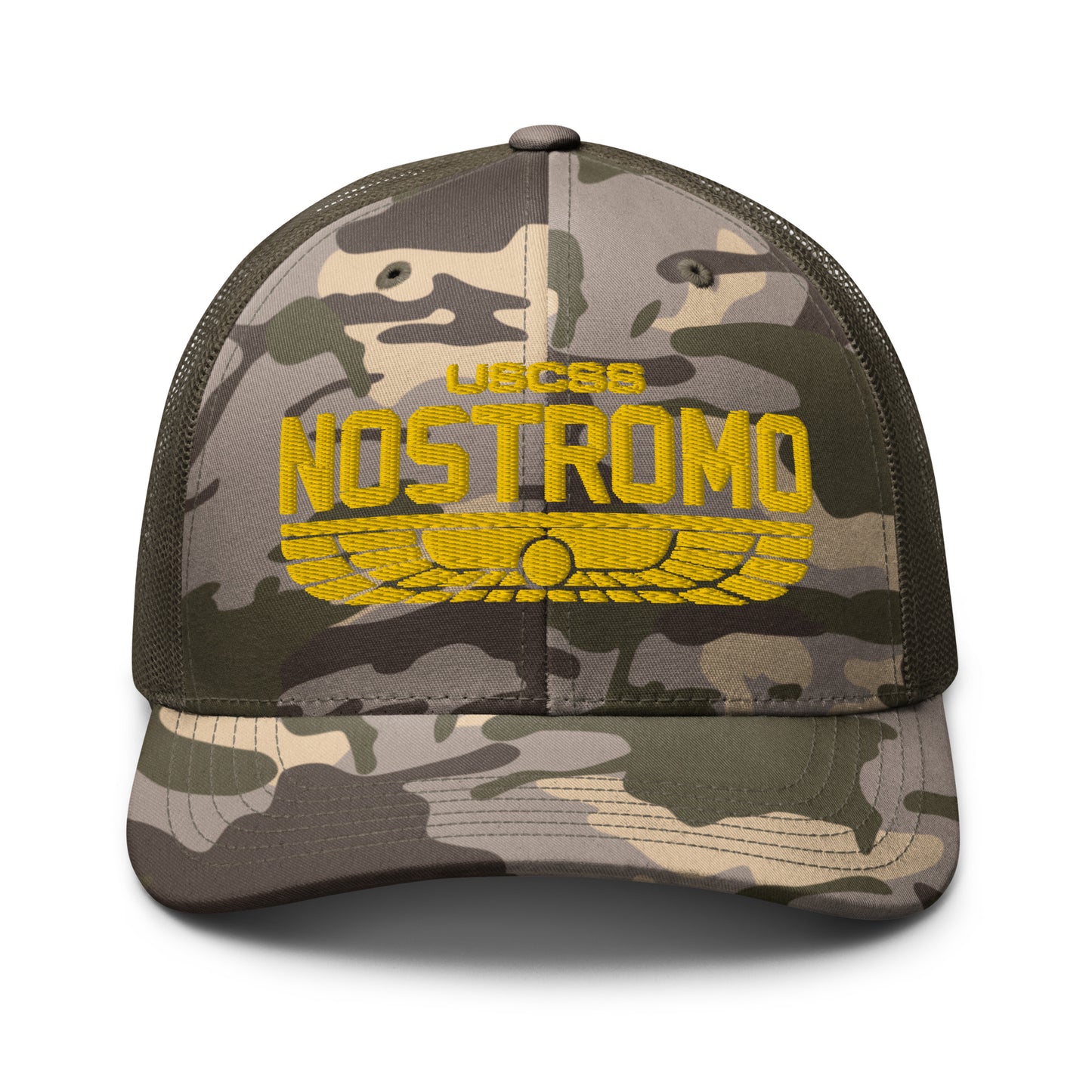 Nostromo Camouflage trucker hat, Alien Movie Cap